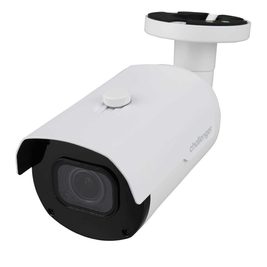 Challenger 2.7 - 13.5mm Varifocal Lens 8MP IP Bullet Camera White