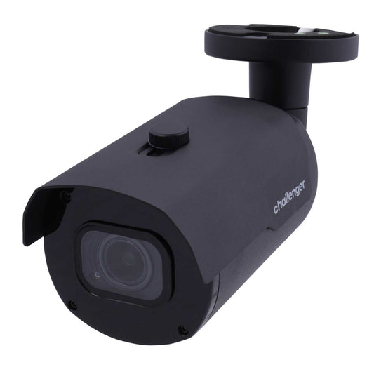 Challenger 2.7 - 13.5mm Varifocal Lens 8MP IP Bullet Camera Black