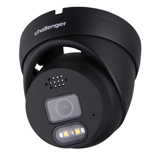 Challenger Full Colour 2.8mm Fixed Lens 5MP IP Dome Camera Black