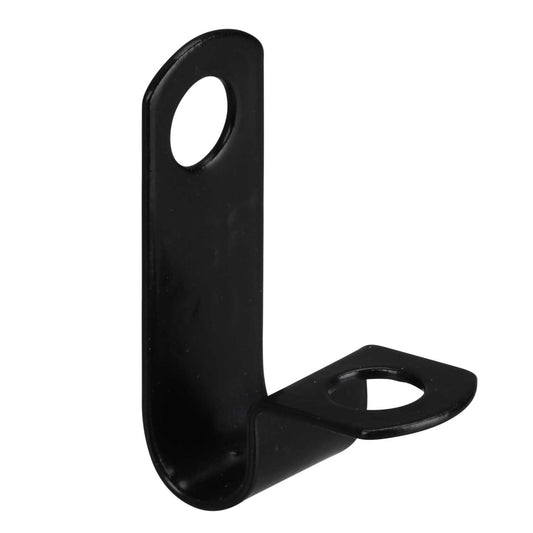 Zeroburn 7.3 - 7.8mm Single Cable P Clip Black (Pack of 50)