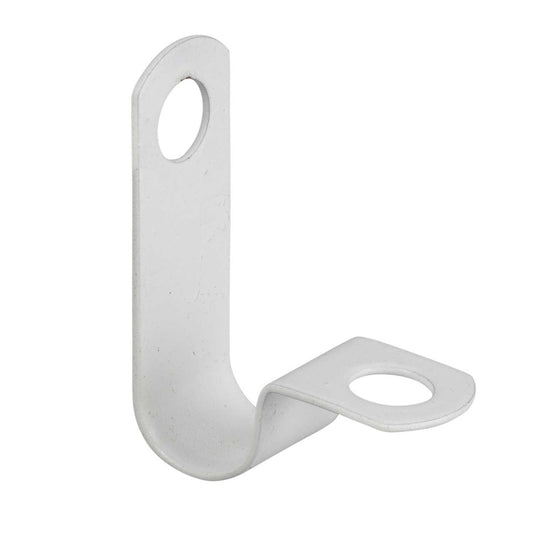 Zeroburn 8.1 - 8.4mm Single Cable P Clip White (Pack of 50)