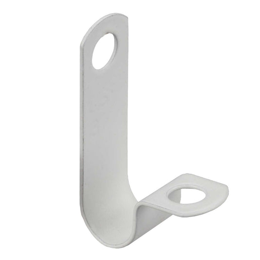 Zeroburn 9.4 - 9.9mm Single Cable P Clip White (Pack of 50)