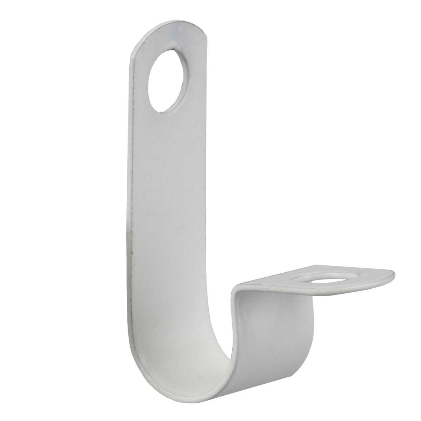 Zeroburn 10.3 - 10.8mm Single Cable P Clip White (Pack of 50)