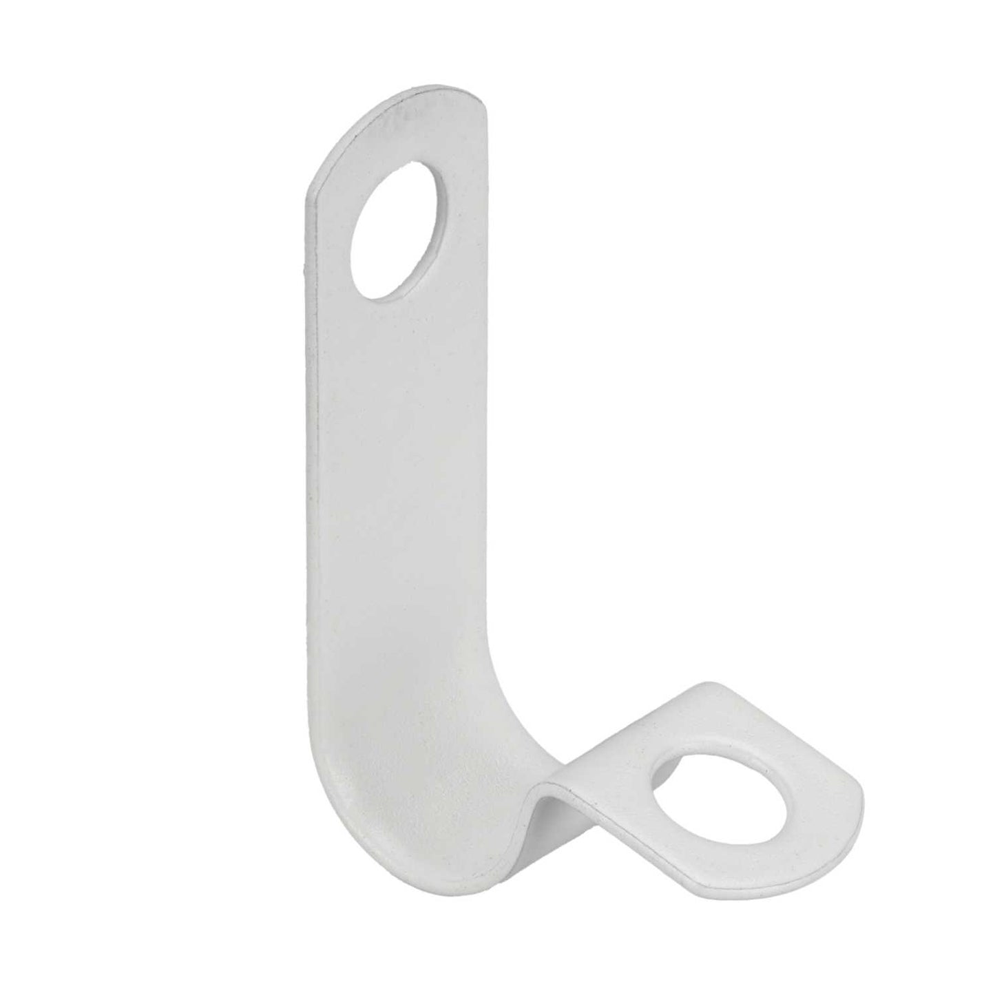 Zeroburn 10.3 - 11.3mm Single Cable P Clip White (Pack of 50)