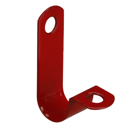 Zeroburn 12.4 - 12.8mm Single Cable P Clip Red (Pack of 50)