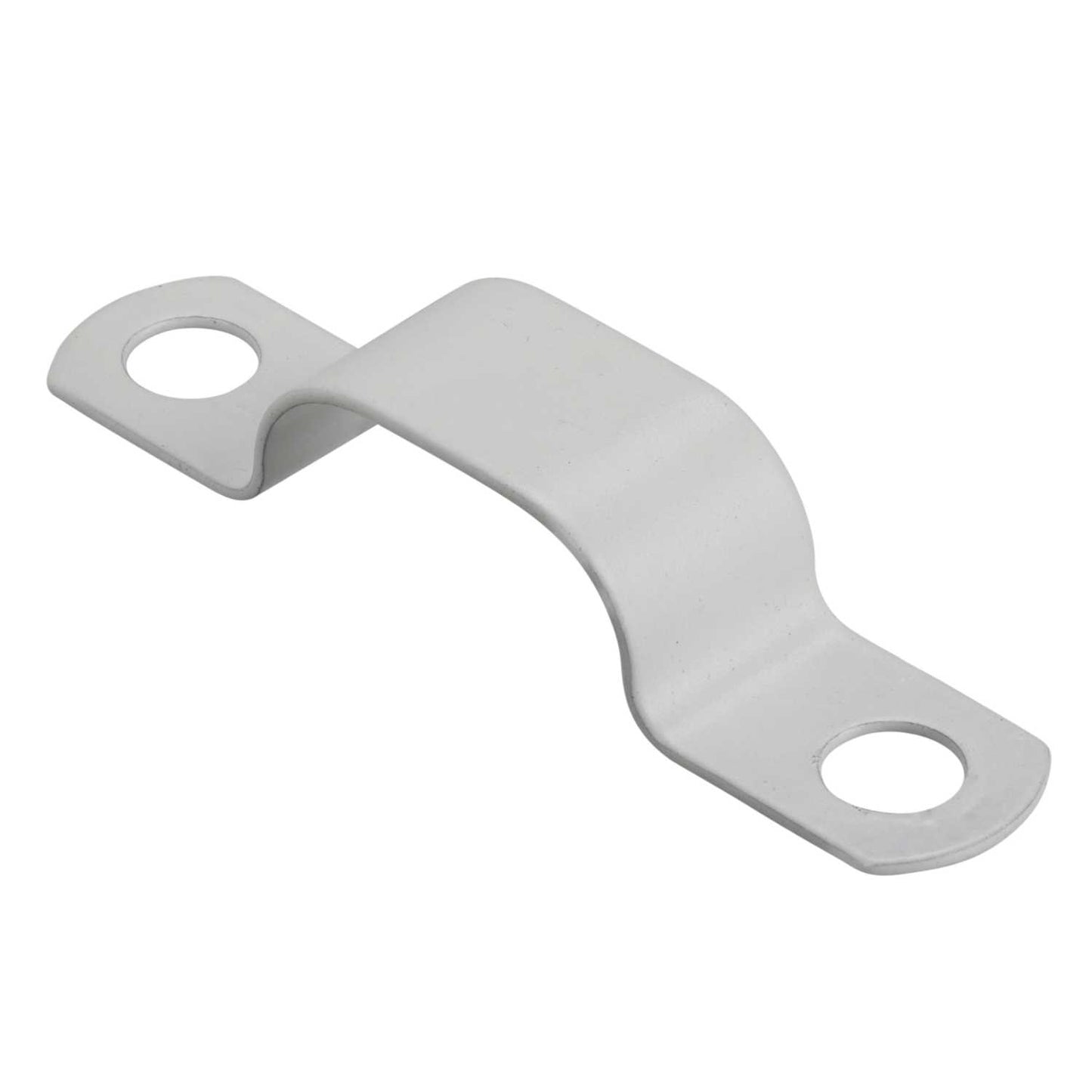 Zeroburn 7.6mm - 8.0mm Double Cable Fixing Saddle White (Pack of 50)