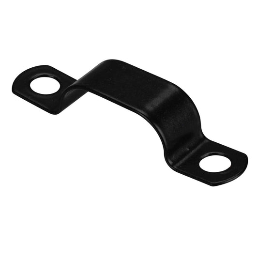 Zeroburn 8.6mm - 9.0mm Double Cable Fixing Saddle Black (Pack of 50)