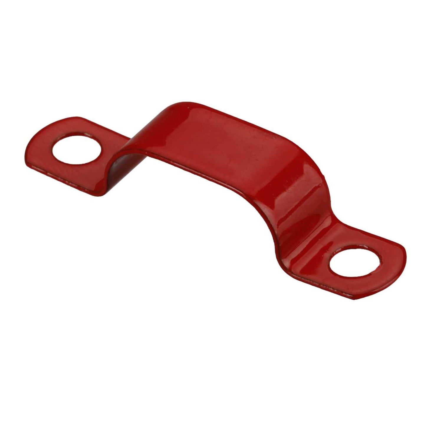 Zeroburn 8.6mm - 9.0mm Double Cable Fixing Saddle Clip Red (Pack of 50)