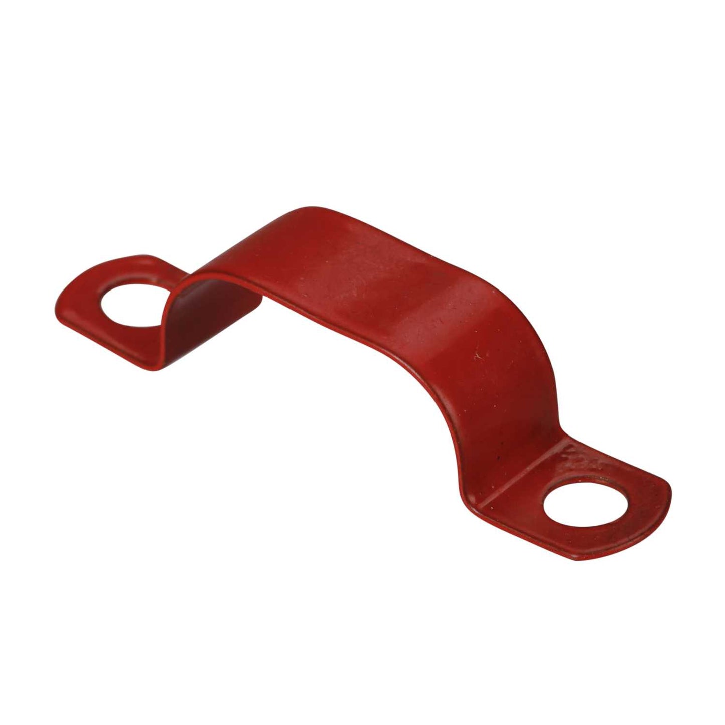 Zeroburn 9.6mm - 10.1mm Double Cable Fixing Saddle Red (Pack of 50)