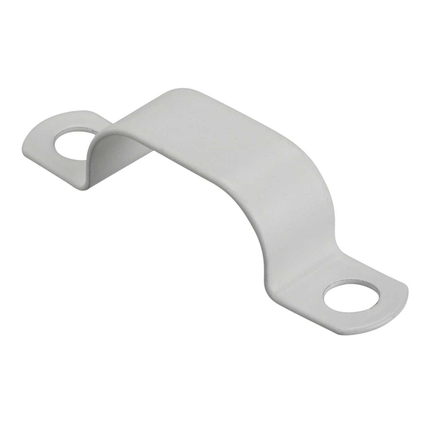 Zeroburn 9.6mm - 10.1mm Double Cable Fixing Saddle White (Pack of 50)