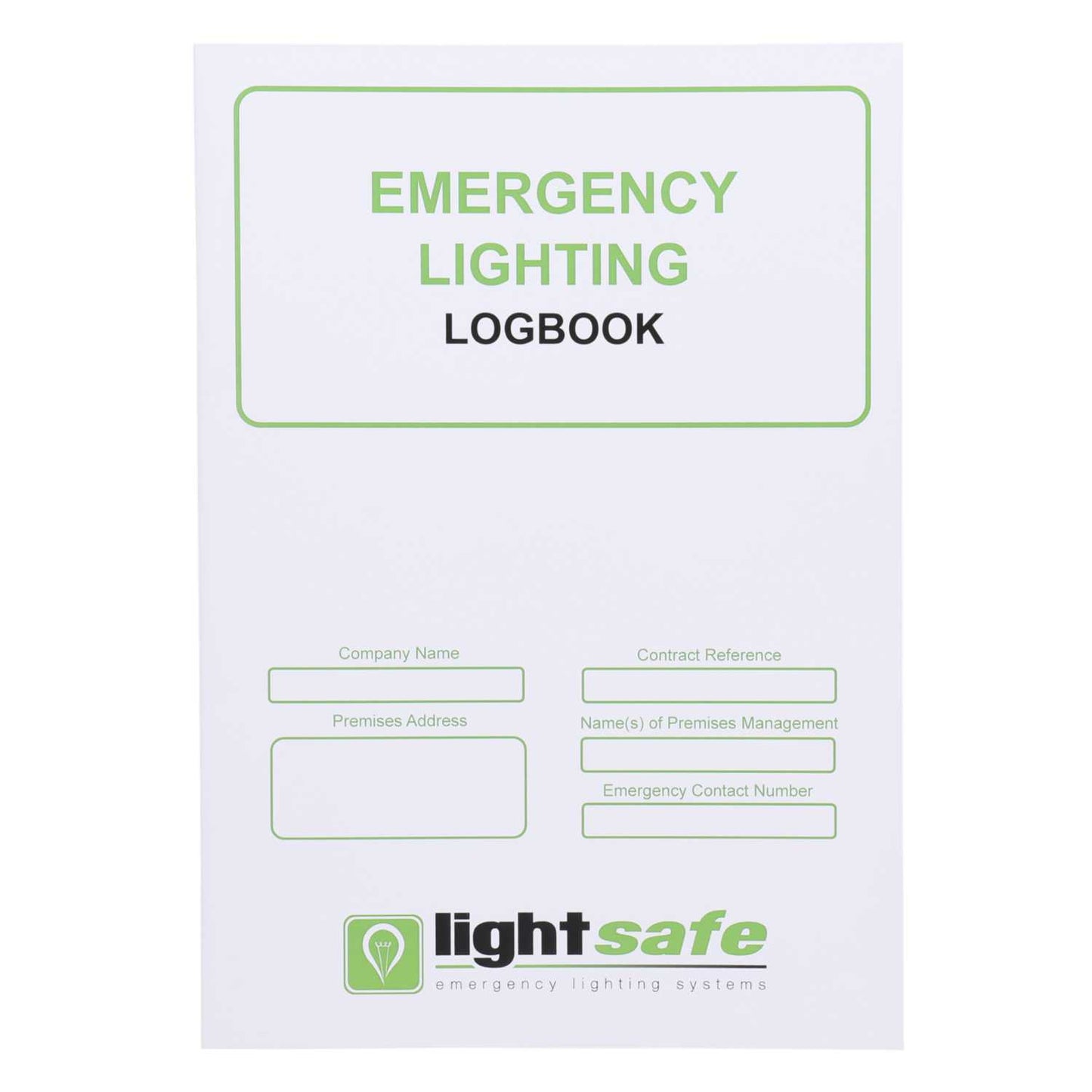 Lightsafe Emergency Lighting Log Book