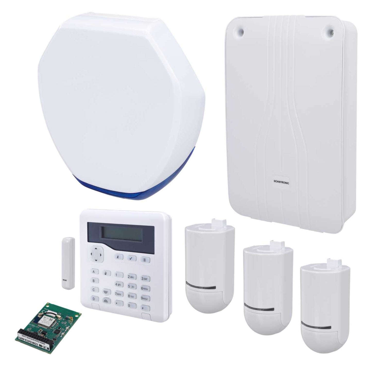 Eaton Scantronic 30 Zone Wireless Intruder Alarm Kit