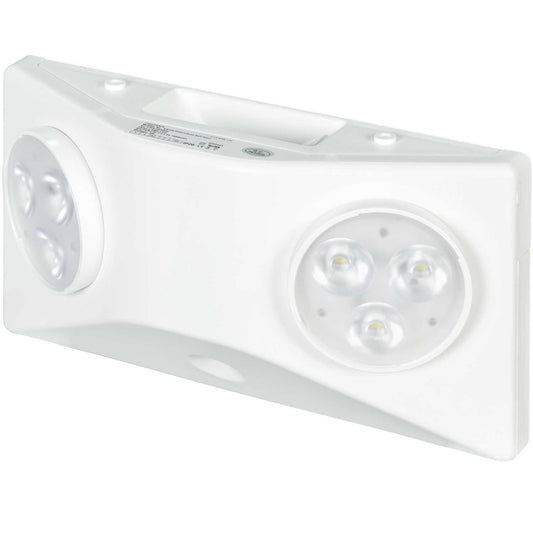 Lightsafe 3W LED Low Glare Non Maintained Emergency Twinspot with Self Test