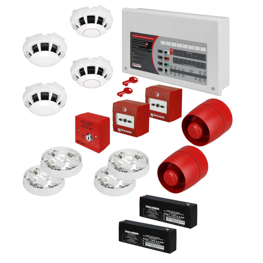 Firesafe 4 Zone Conventional Fire Alarm Kit