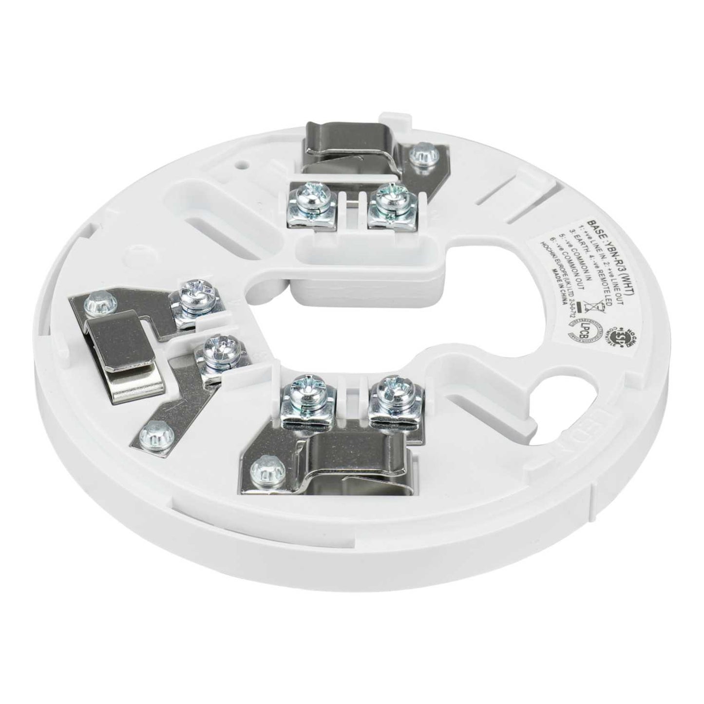 Hochiki ESP YBN-R/3(WHT) Analogue Sensor Base White