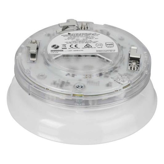 Hochiki ESP YBO-BSB2 Addressable Base Sounder Red Flash Beacon White