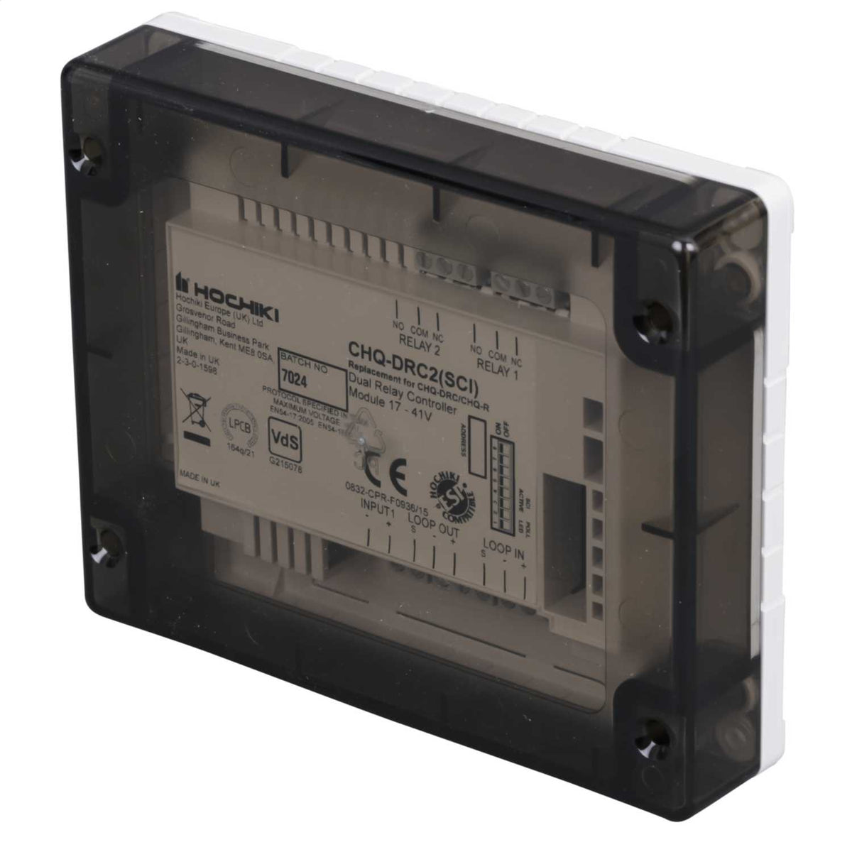 Hochiki CHQ-DRC-SCI Dual Relay Controller with Isolator