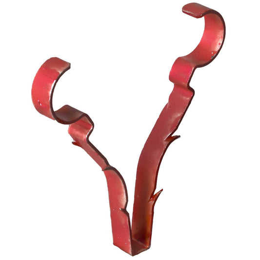 Zeroburn Stag 6 to 8mm Single Fire Clip Red (Pack of 50)