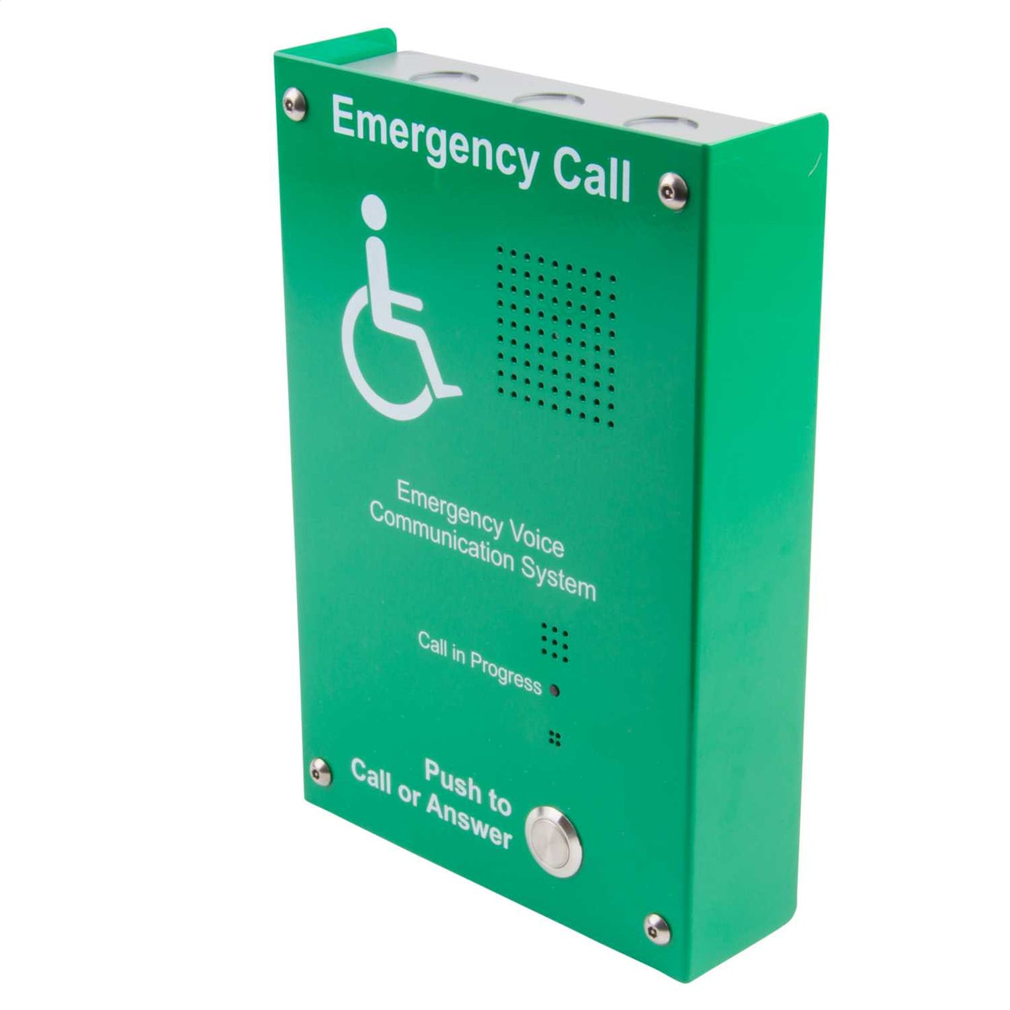 Firesafe Type B Handsfree Refuge Outstations Surface Mount Green