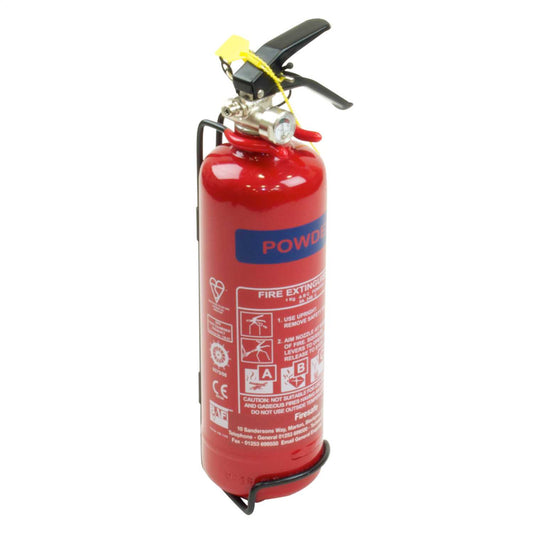Firesafe 1kg ABC Dry Powder Fire Extinguisher Rating 5A / 34B