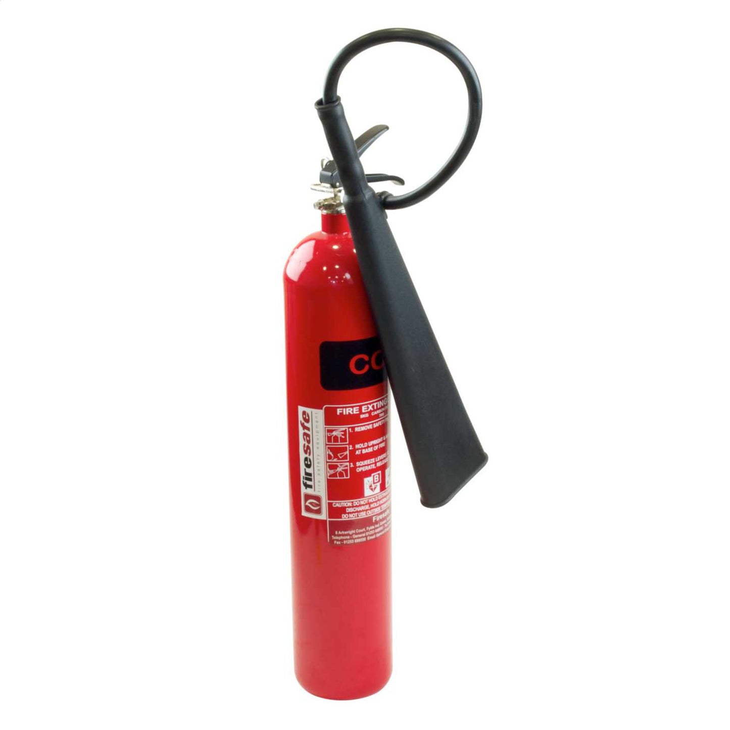 Firesafe 5kg Carbon Dioxide Fire Extinguisher Rating 70B