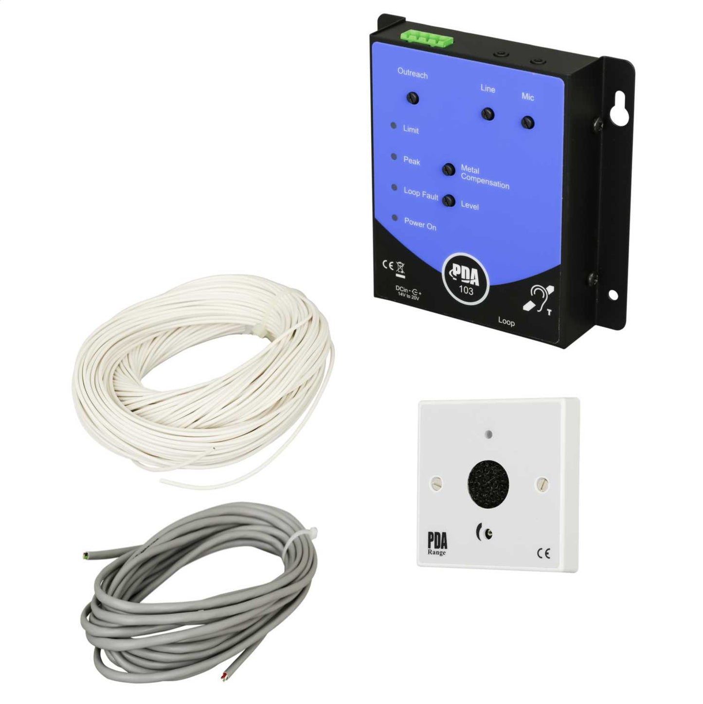 C-Tec Small Room Induction Loop Kit (Plated Mic Version)