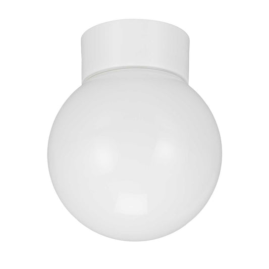 Firstlight ES/E27 150mm Sphere Ceiling Light with Opal Glass White