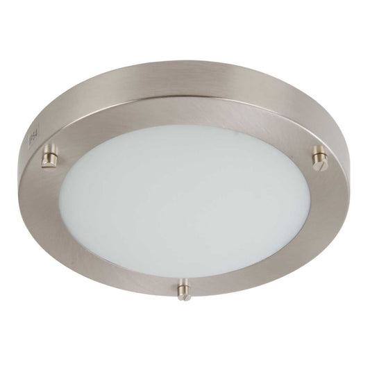 Firstlight Rondo G9 Flush Ceiling and Wall Light Brushed Steel