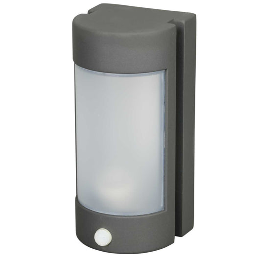 Firstlight Arena Wall light with Opal Diffuser and PIR Graphite
