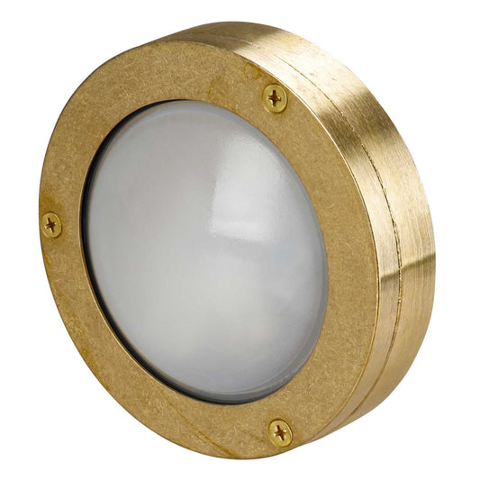 Firstlight Nautic G9 Round Bulkhead Brass