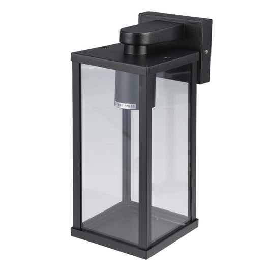 Firstlight Dakota ES/E27 Down Wall Light Black