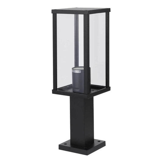 Firstlight Dakota ES/E27 Pillar Outdoor Light Black
