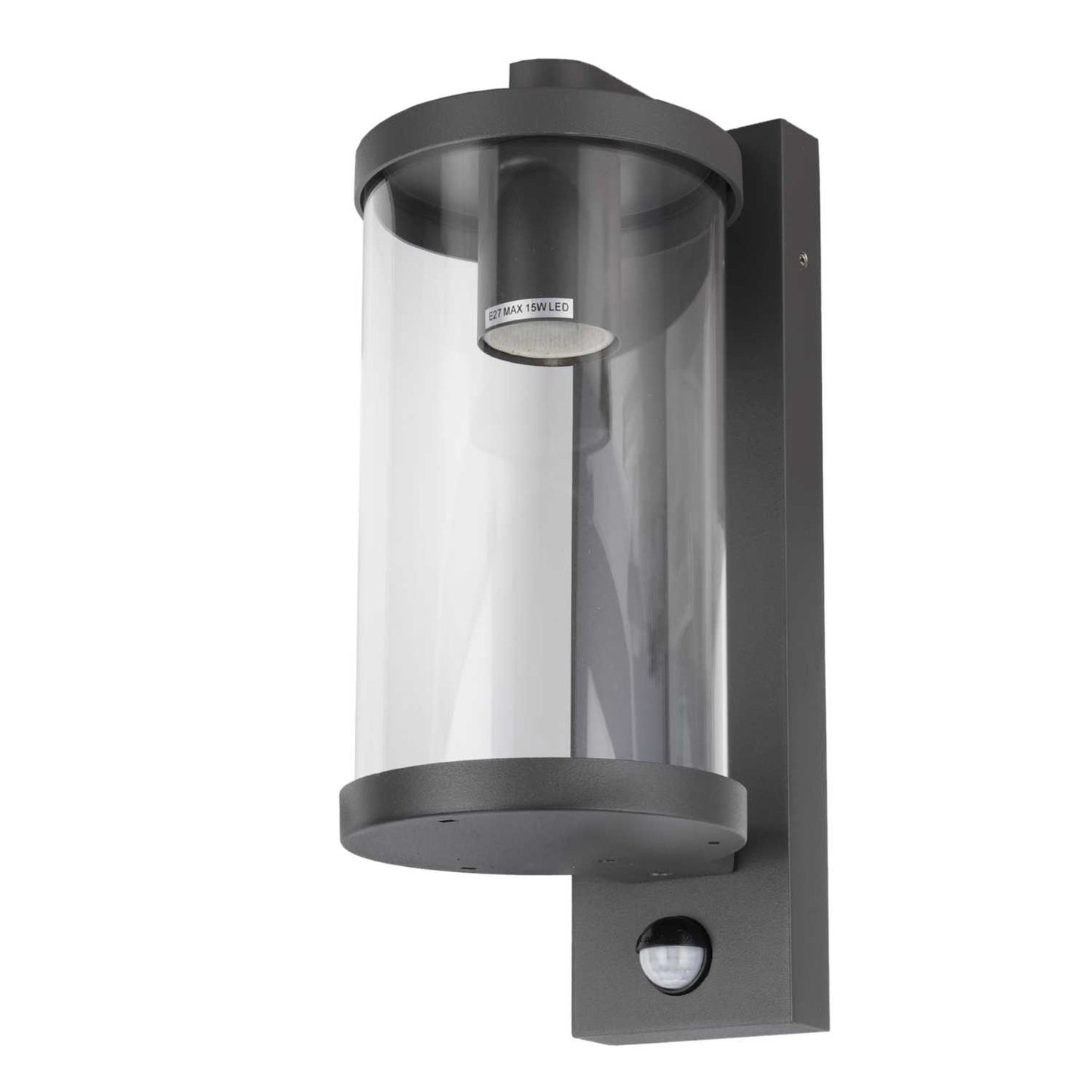 Firstlight Harley ES/E27 Wall Light with PIR Graphite