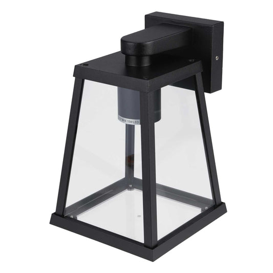 Firstlight Stamford ES/E27 Down Wall Light Black