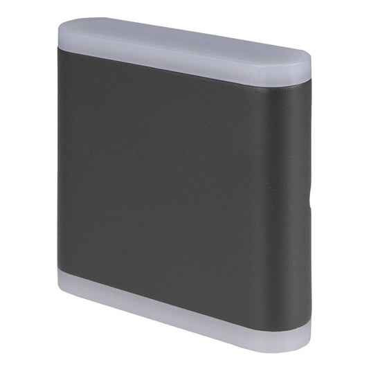 Firstlight Pisa 6W LED Up / Down Wall Light Graphite 4000K