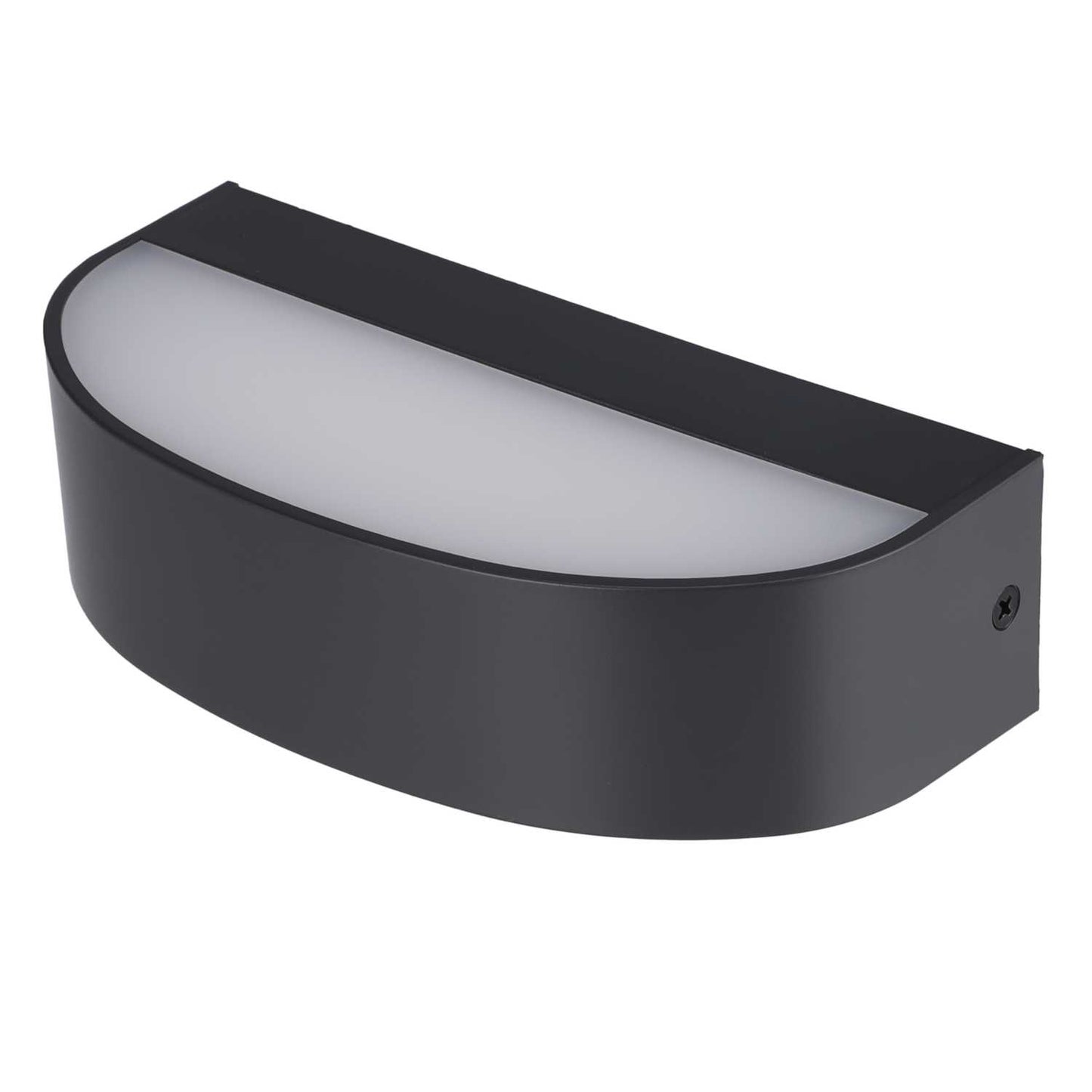 Firstlight Texas 8W LED Round Resin Wall Light Graphite 3000K