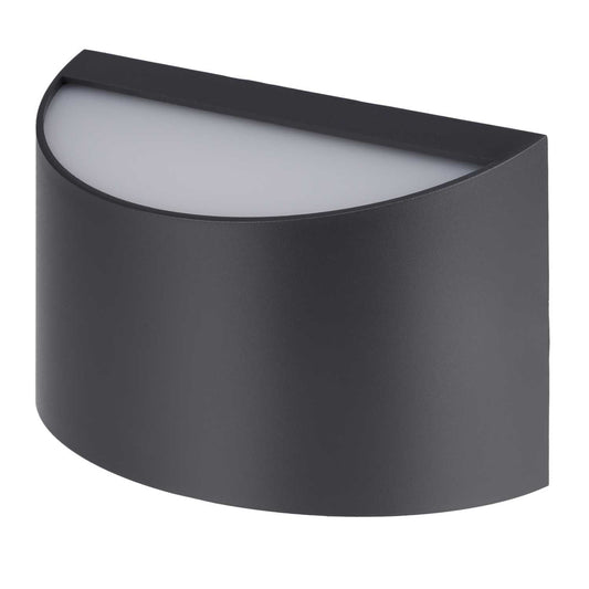 Firstlight Marco 12W LED Resin Wall Light Graphite 3000K
