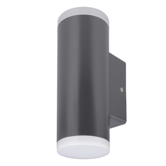 Firstlight Kuga 8W LED Resin Up / Down Wall Light Graphite 4000K