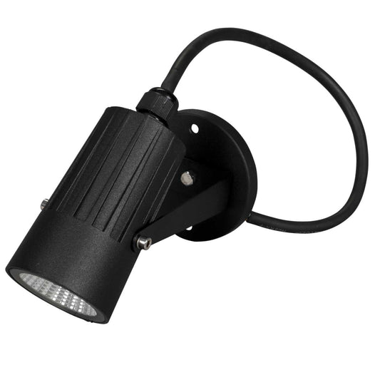 Firstlight 5W LED Wall and Spike Spot Black 4000K