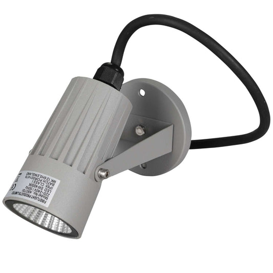 Firstlight 5W LED Wall and Spike Spot Silver 4000K
