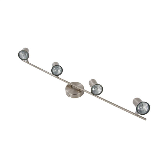 Firstlight Magnum 4 Ceiling Spot Light Bar Brushed Steel
