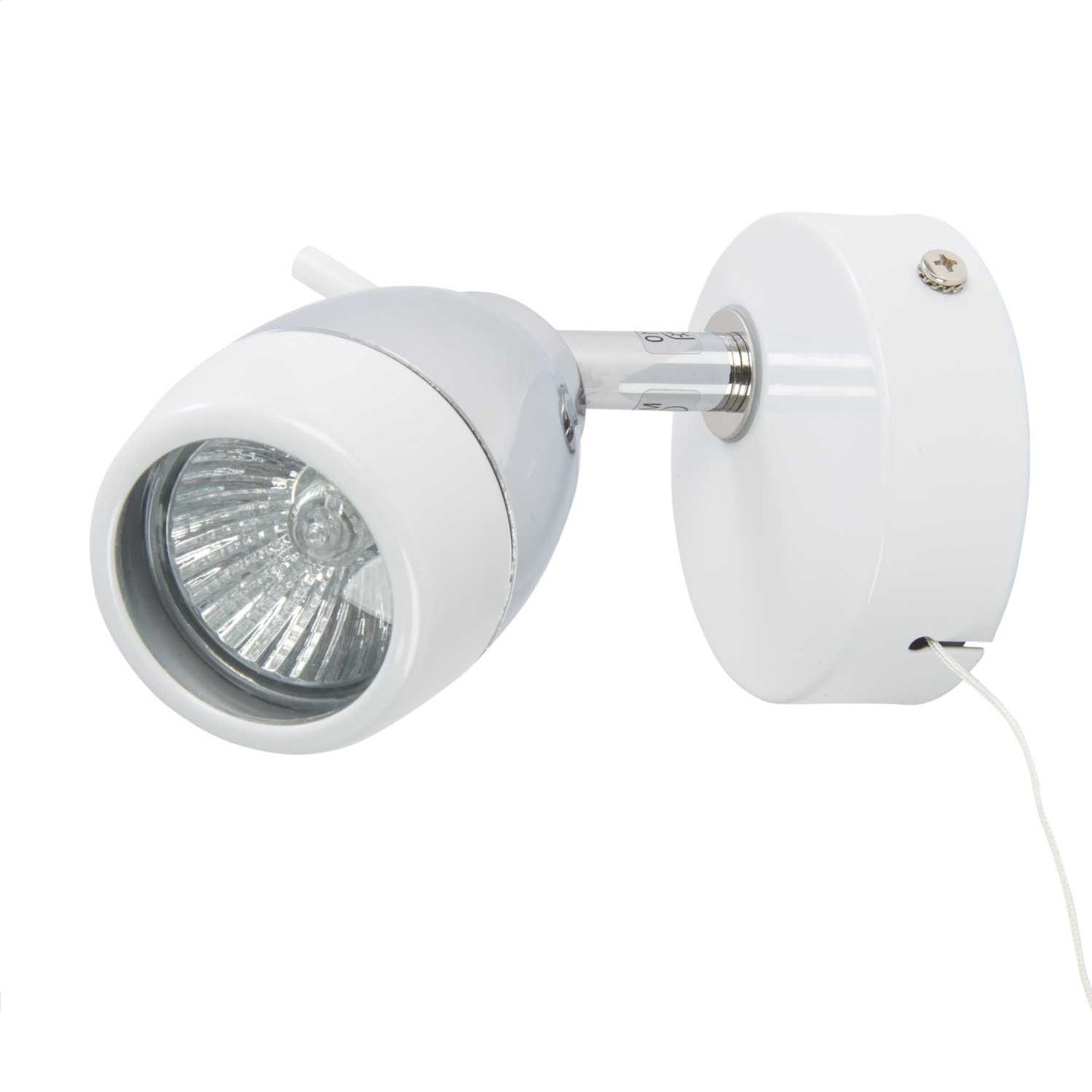 Firstlight Marine Single Spotlight White and Chrome