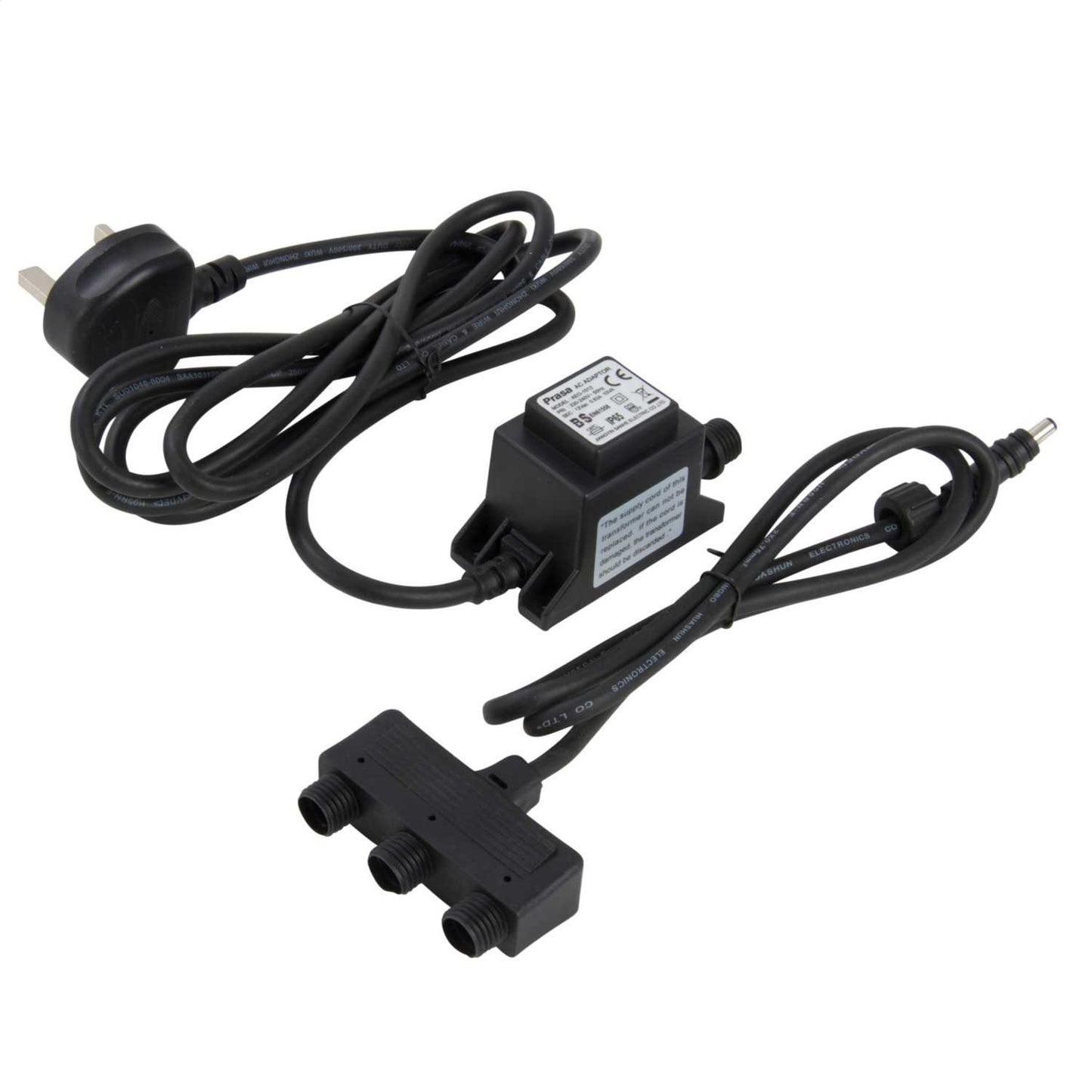 Firstlight 3W LED Transformer with Connector Black