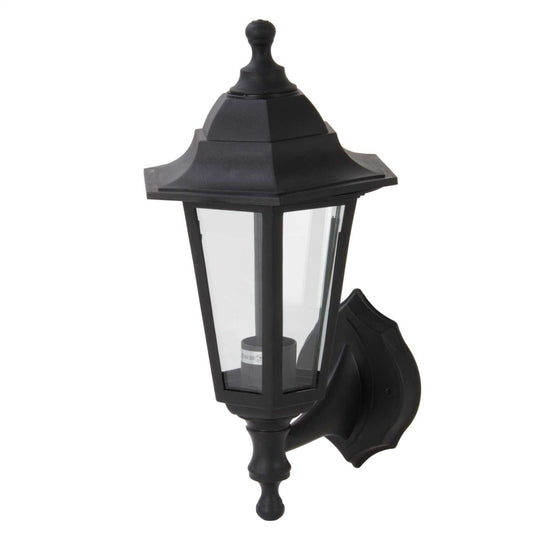 Firstlight Malmo 6 Panel Outdoor Lantern Black