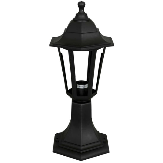 Firstlight Malmo 60W 6 Panel Lantern Black