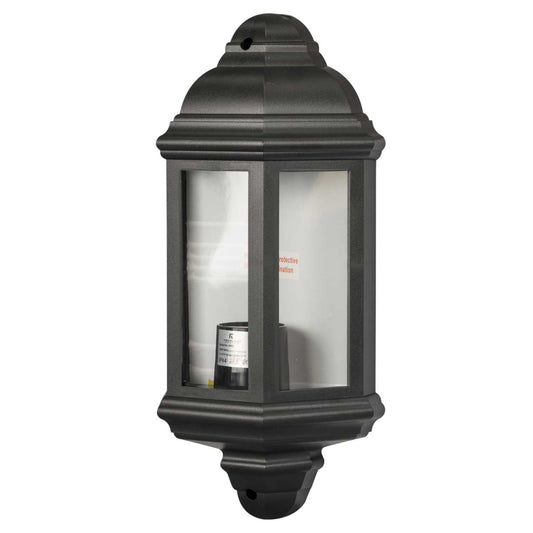 Firstlight Park 1 Outdoor Wall Lantern Black