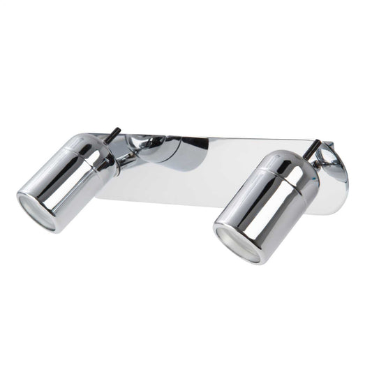 Firstlight Atlantic Double Bathroom Wall Bar Light Chrome