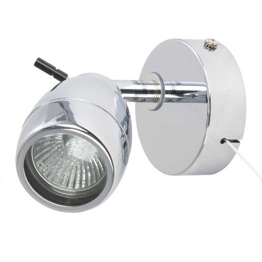 Firstlight Marine Single Bathroom Wall Spot Light Chrome