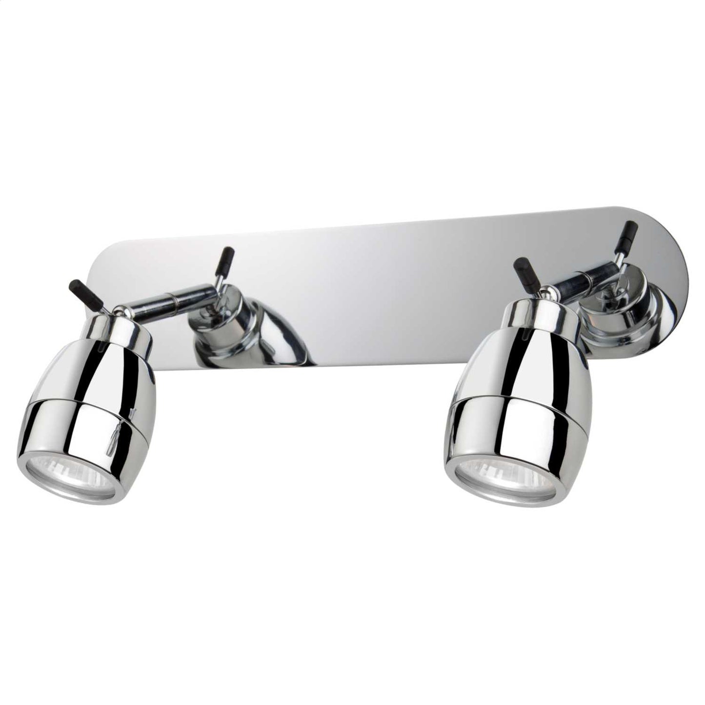 Firstlight Marine Double Bathroom Wall Spot Bar Light Chrome