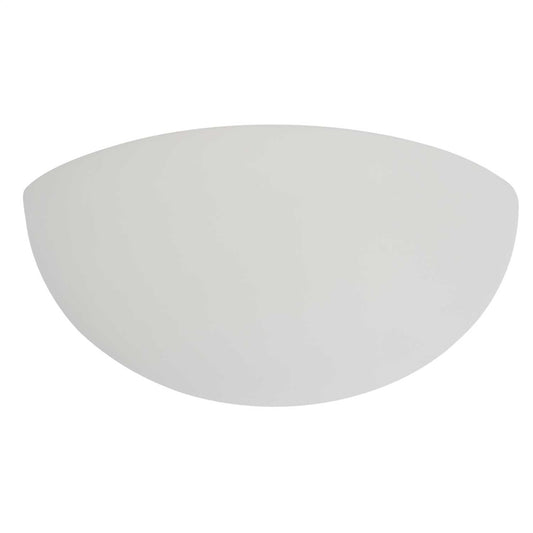 Firstlight Ceramic Unglazed Wall Light White